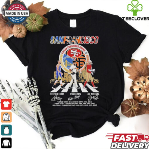 Official Golden State Warriors x San Francisco 49ers x San Francisco Giants Signature Thank You For The Memories Unisex T Shirt