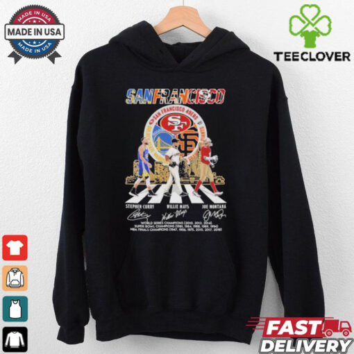 Official Golden State Warriors x San Francisco 49ers x San Francisco Giants Signature Thank You For The Memories Unisex T Shirt