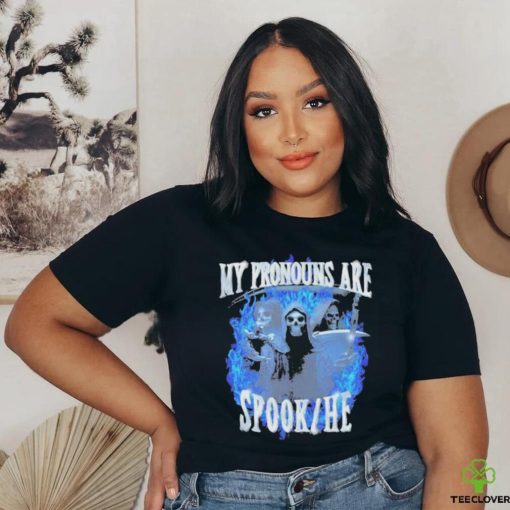 Official Got Funny My Pronouns Are Spook He Shirt