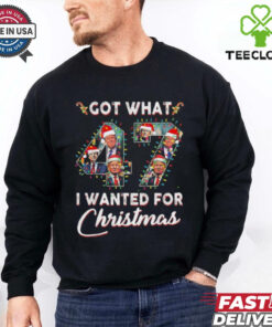 Official Got What I Wanted For Christmas Funny Trump Xmas s 2024 Shirt