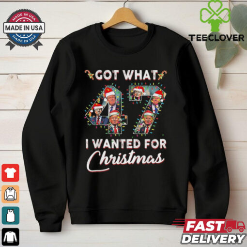 Official Got What I Wanted For Christmas Funny Trump Xmas s 2024 Shirt