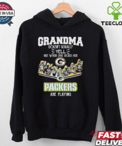 Official Grandma Doesn’t Usually Yell But When She Does Her Green Bay Packers Are Playing Shirt 1 Official Grandma Doesn’t Usually Yell But When She Does Her Green Bay Packers Are Playing Shirt