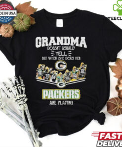 Official Grandma Doesn’t Usually Yell But When She Does Her Green Bay Packers Are Playing Shirt 2 Official Grandma Doesn’t Usually Yell But When She Does Her Green Bay Packers Are Playing Shirt