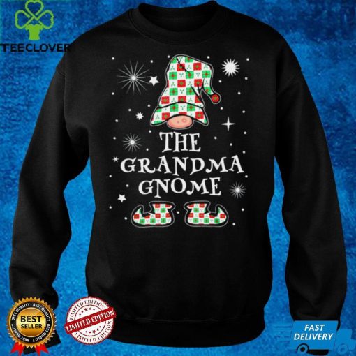 Official Grandma Gnome Matching Family For Granny Christmas Pajama Shirt