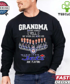 Official Grandma doesn’t usually yell but when she does her Winnipeg Jets are playing shirt