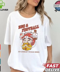 Official Grant Pinkerton Bbq & Football It’s What Texas Does Shirt