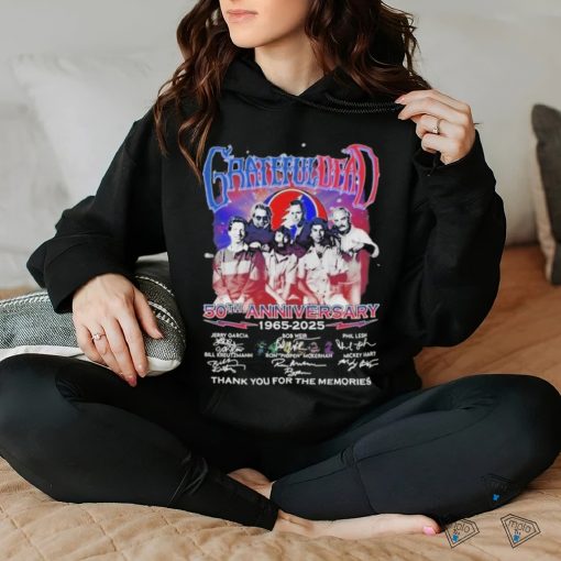 Official Grateful Dead 50th Anniversary 1965 2025 Thank You For The Memories Shirt