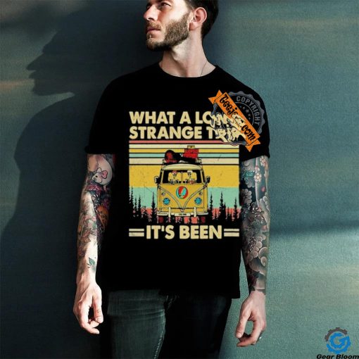 Official Grateful Dead It’s Been A Long Strange Trip Hippie Fan Rock T Shirt