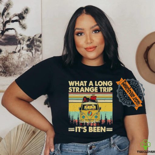 Official Grateful Dead It’s Been A Long Strange Trip Hippie Fan Rock T Shirt