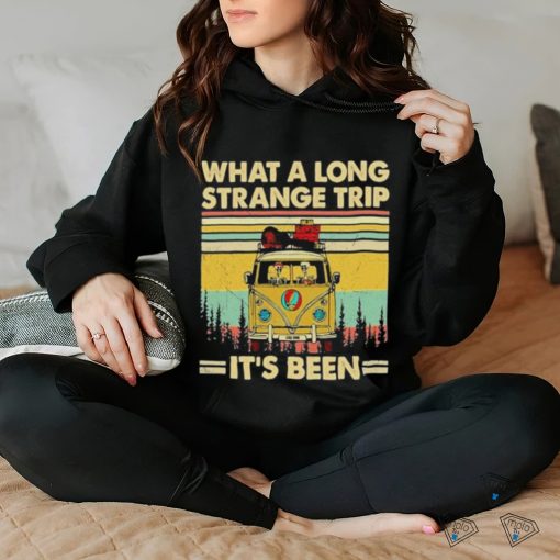 Official Grateful Dead It’s Been A Long Strange Trip Hippie Fan Rock T Shirt