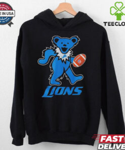 Official Grateful Dead X Detroit Lions Dancing Bear Shirt