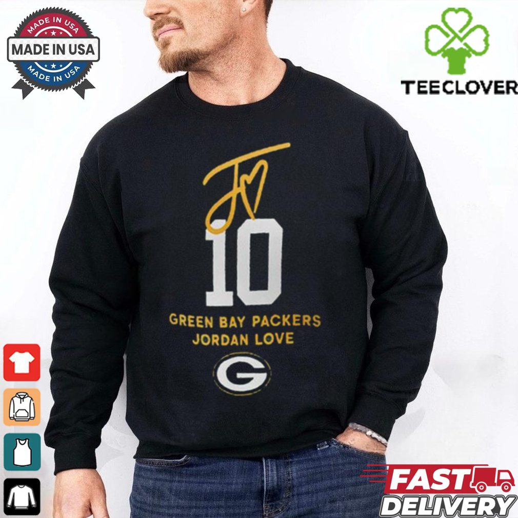 Official Green Bay Packers #10 Jordan Love Local Player Shirt Official Green Bay Packers #10 Jordan Love Local Player Shirt