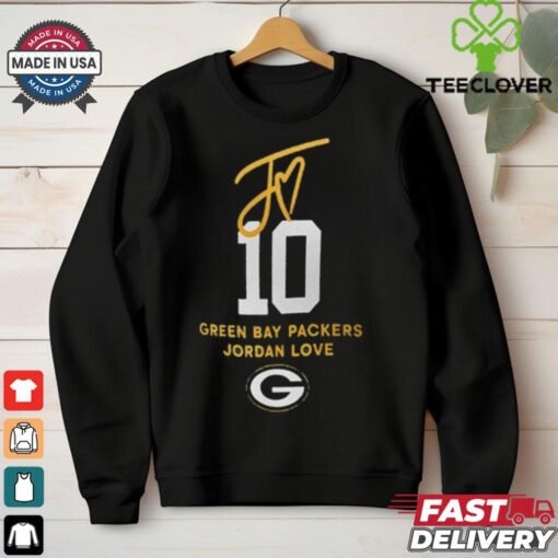 Official Green Bay Packers #10 Jordan Love Local Player Shirt