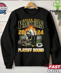 Official Green Bay Packers 2024 Playoff Bound Mascot Best Selling Shirt