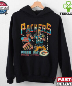 Official Green Bay Packers American Football Graphic 4th N Long Est 1919 Shirt