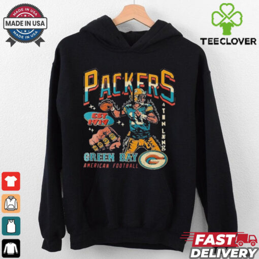 Official Green Bay Packers American Football Graphic 4th N Long Est 1919 Shirt