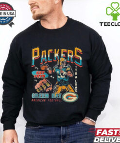 Official Green Bay Packers American Football Graphic 4th N Long Est 1919 Shirt