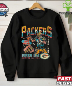 Official Green Bay Packers American Football Graphic 4th N Long Est 1919 Shirt