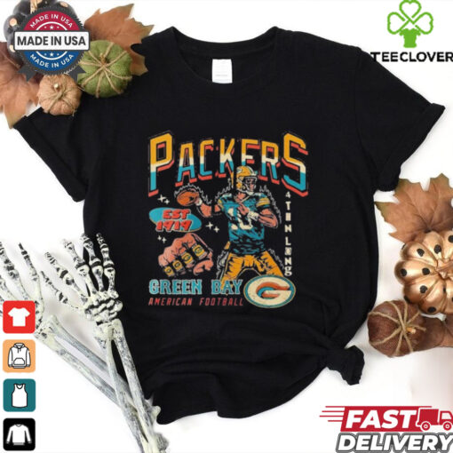 Official Green Bay Packers American Football Graphic 4th N Long Est 1919 Shirt