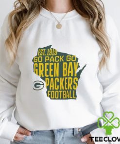 Official Green Bay Packers Fanatics Branded White Big & Tall Hometown Collection Hot Shot Shirt