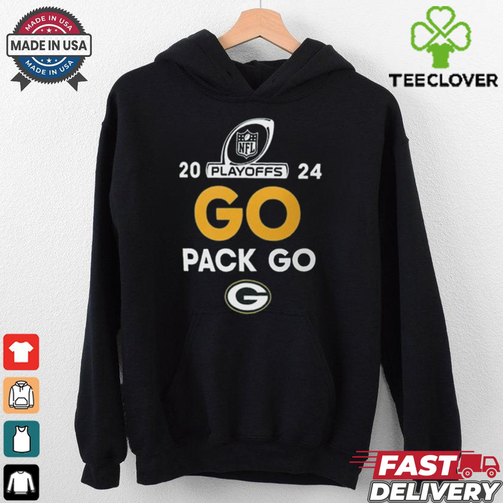 Official Green Bay Packers Go Pack Go 2024 National Football League Playoffs t shirt Official Green Bay Packers Go Pack Go 2024 National Football League Playoffs t shirt
