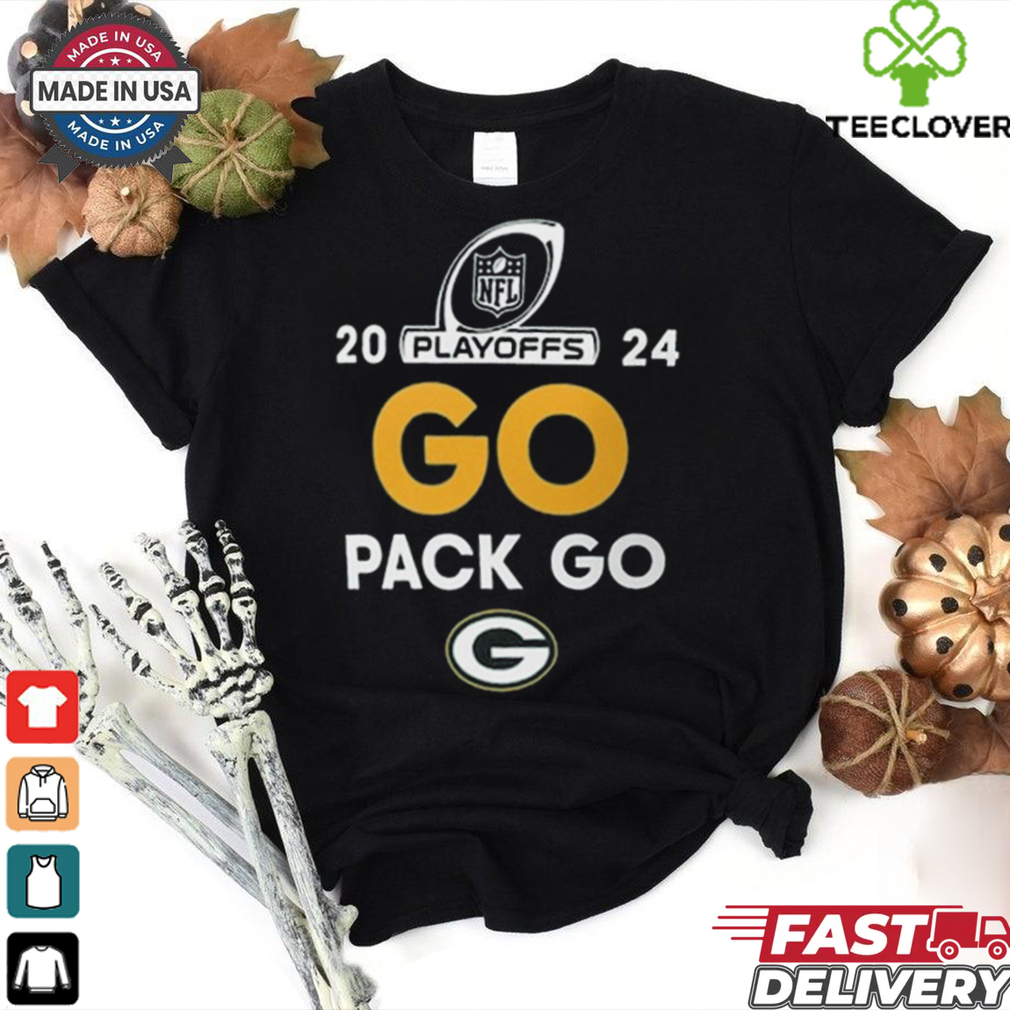 Official Green Bay Packers Go Pack Go 2024 National Football League Playoffs t shirt Official Green Bay Packers Go Pack Go 2024 National Football League Playoffs t shirt