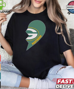 Official Green Bay Packers Partners Half Heart Shirt 2 Official Green Bay Packers Partners Half Heart Shirt