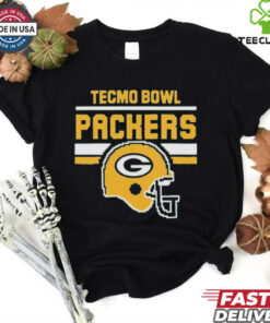 Official Green Bay Packers Tecmo Bowl Helmet T shirts