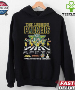 Official Green Bay Packers The Legends Of Packers Thank You For Memories T Shirt