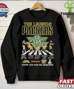Official Green Bay Packers The Legends Of Packers Thank You For Memories T Shirt 2 Official Green Bay Packers The Legends Of Packers Thank You For Memories T Shirt