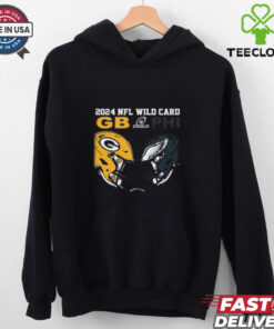 Official Green Bay Packers Vs Philadelphia Eagles 2024 NFL Wild Card Matchup T shirt