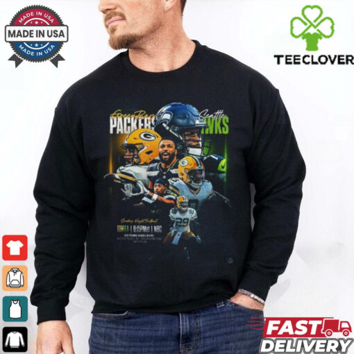 Official Green Bay Packers Vs Seattle Seahawks 2024 NFL Game Day Shirt