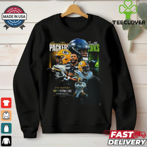 Official Green Bay Packers Vs Seattle Seahawks 2024 NFL Game Day Shirt