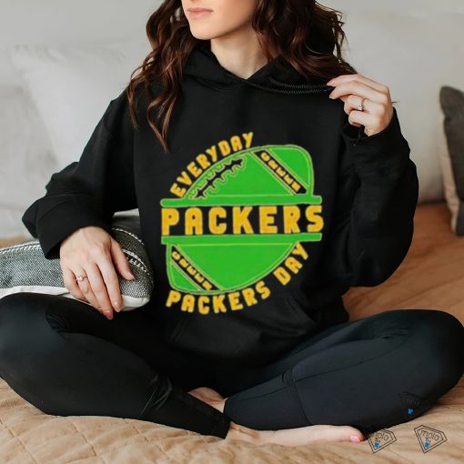 Official Green Bay Packers everyday Packers day T hoodie, sweater, longsleeve, shirt v-neck, t-shirt