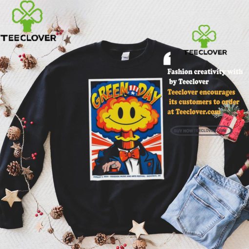 Official Green Day Show In Montreal Qc On Aug 3 2024 Poster Shirt
