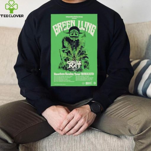 Official Green Lung Heathen Realm Tour September 2024 Poster Shirt