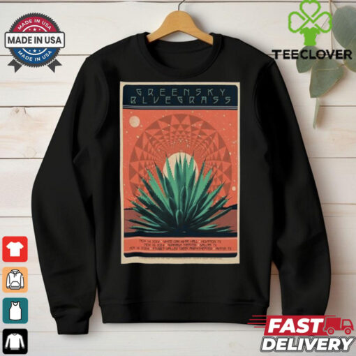 Official Greensky Bluegrass 14 Nov 2024 White Oak Music Hall Houston, TX Tour Poster Shirt