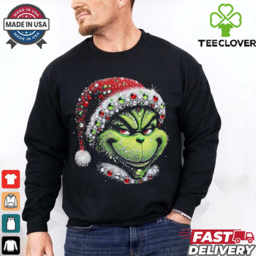 Official Grinch 2024 The Creepy Smile For Christmas T Shirt