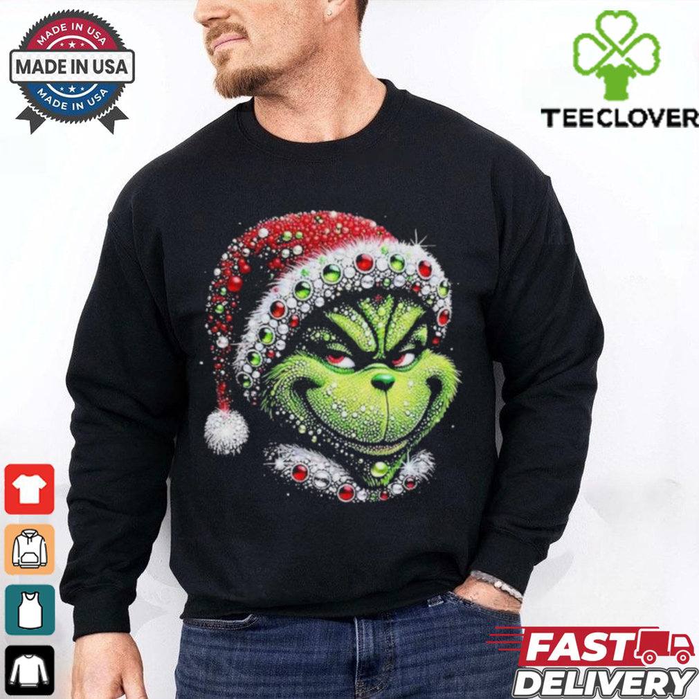 Official Grinch 2024 The Creepy Smile For Christmas T Shirt Official Grinch 2024 The Creepy Smile For Christmas T Shirt