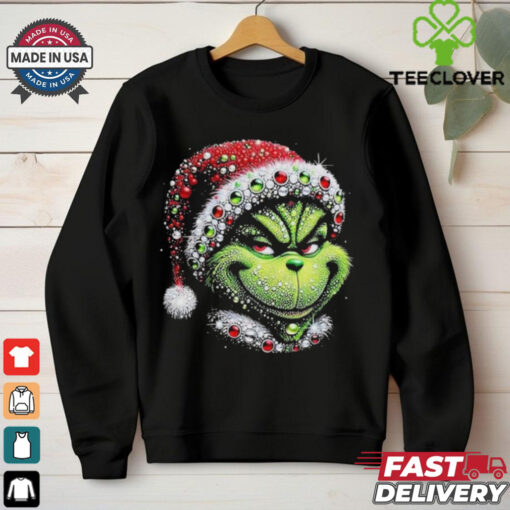 Official Grinch 2024 The Creepy Smile For Christmas T Shirt