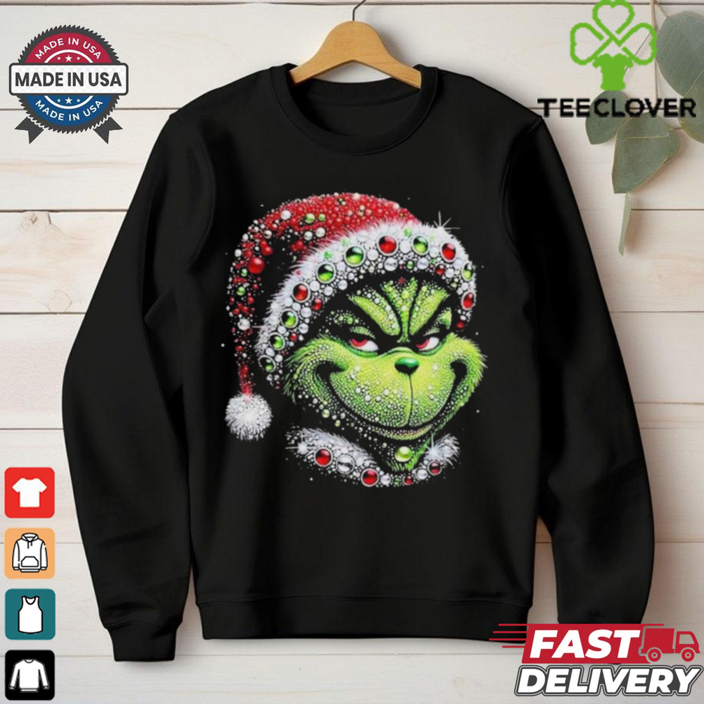 Official Grinch 2024 The Creepy Smile For Christmas T Shirt Official Grinch 2024 The Creepy Smile For Christmas T Shirt