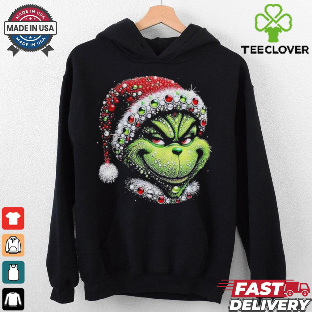 Official Grinch 2024 The Creepy Smile For Christmas T Shirt Official Grinch 2024 The Creepy Smile For Christmas T Shirt