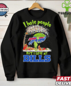 Official Grinch And Max I Hate People But I Love My Buffalo Bills Shirt