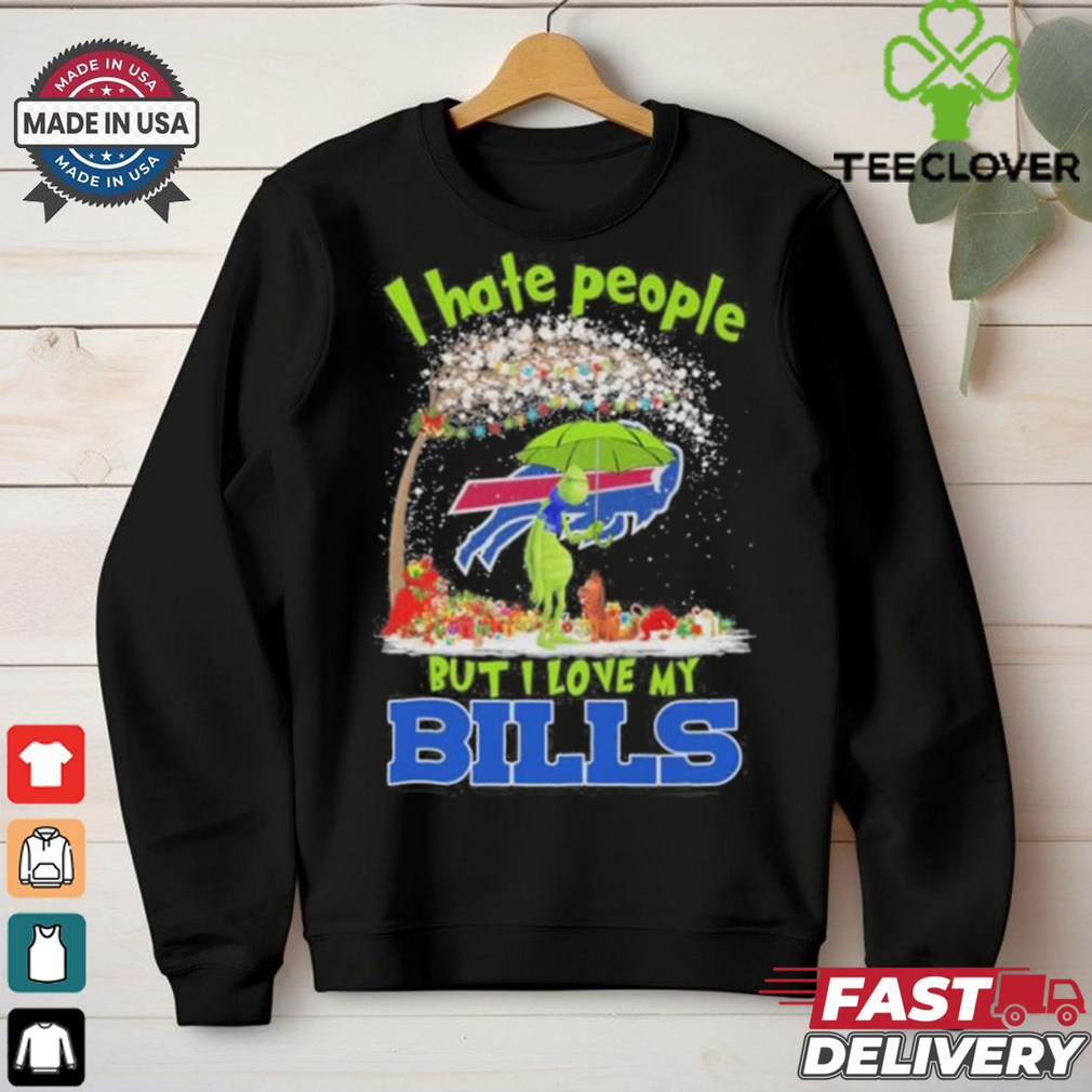 Official Grinch And Max I Hate People But I Love My Buffalo Bills Shirt Official Grinch And Max I Hate People But I Love My Buffalo Bills Shirt