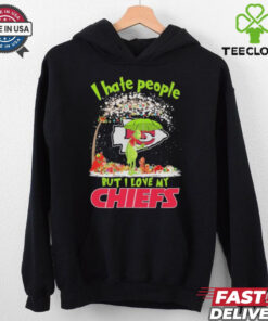 Official Grinch And Max I Hate People But I Love My Kansas City Chiefs Shirt