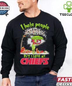 Official Grinch And Max I Hate People But I Love My Kansas City Chiefs Shirt