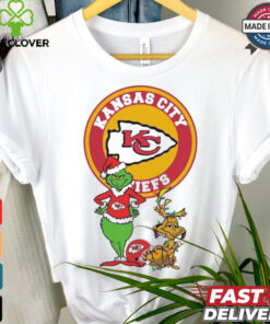 Official Grinch And Max Kansas City Chiefs Merry Christmas 2024 Shirt