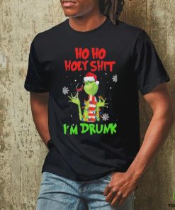 Official Grinch Christmas Ho Ho Holy Shit I’m Drunk Shirt