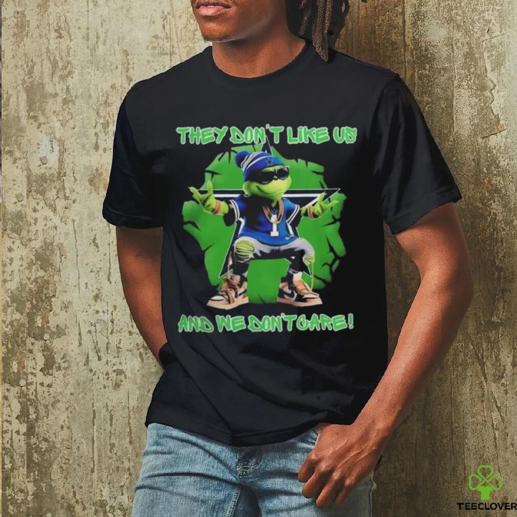 Official Grinch Dallas Cowboys They Don’t Like Us And We Don’t Care Shirt Official Grinch Dallas Cowboys They Don’t Like Us And We Don’t Care Shirt
