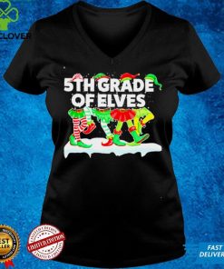 Official Grinch ELF Squad 5th Grade Of Elves Christmas Sweater Shirt hoodie, sweater